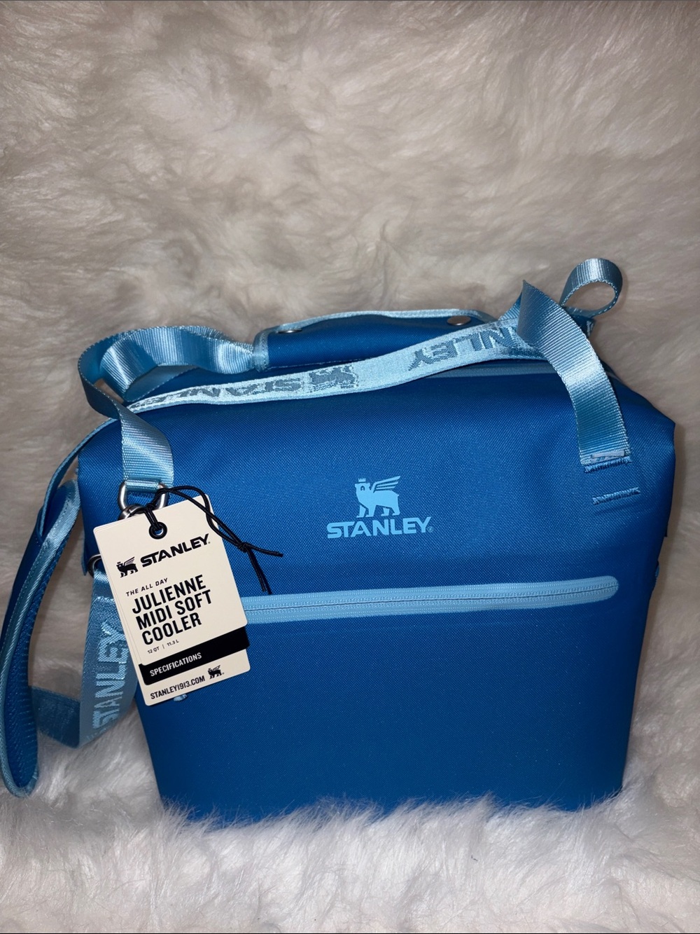Stanley Julienne Midi Soft Cooler - Bright Blue with Light Blue Trim